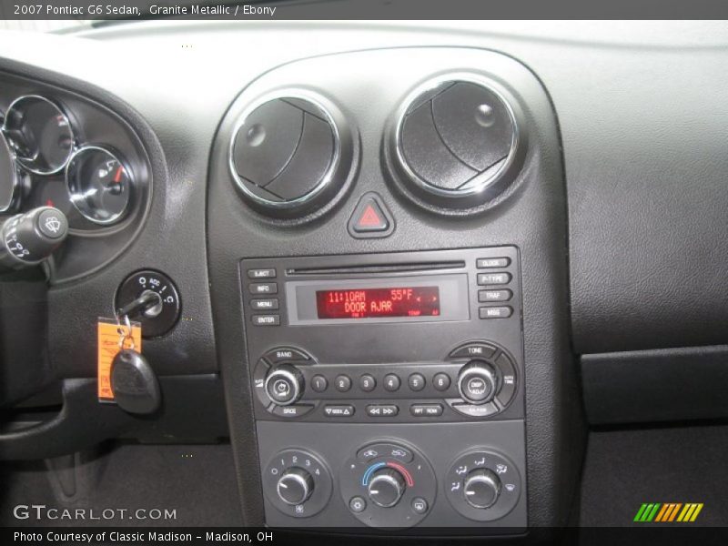 Granite Metallic / Ebony 2007 Pontiac G6 Sedan