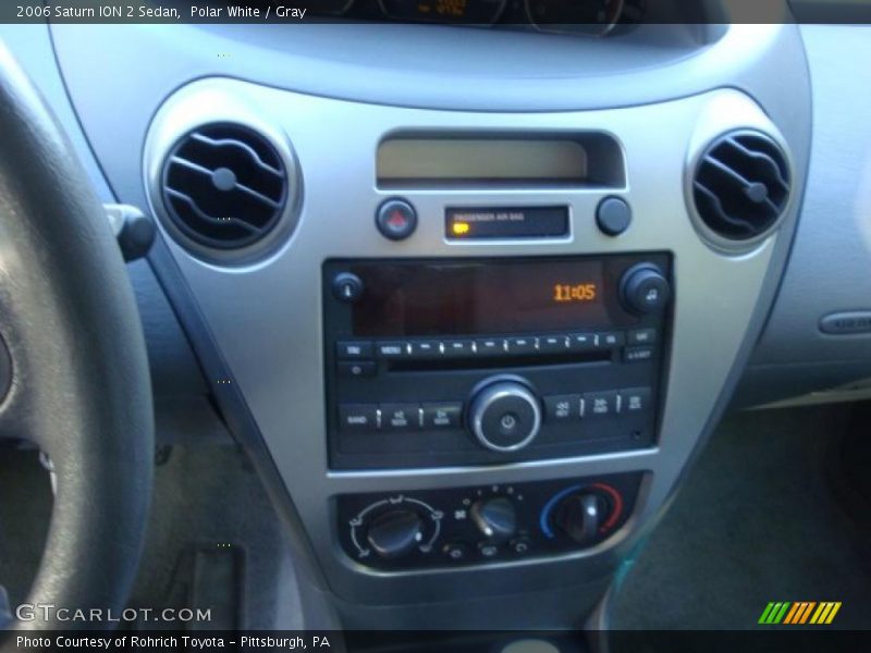 Polar White / Gray 2006 Saturn ION 2 Sedan