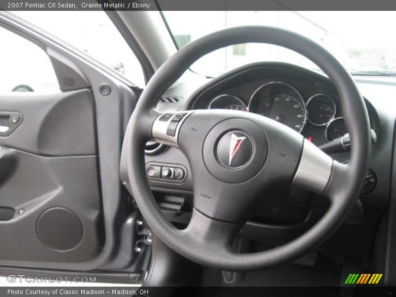 Granite Metallic / Ebony 2007 Pontiac G6 Sedan