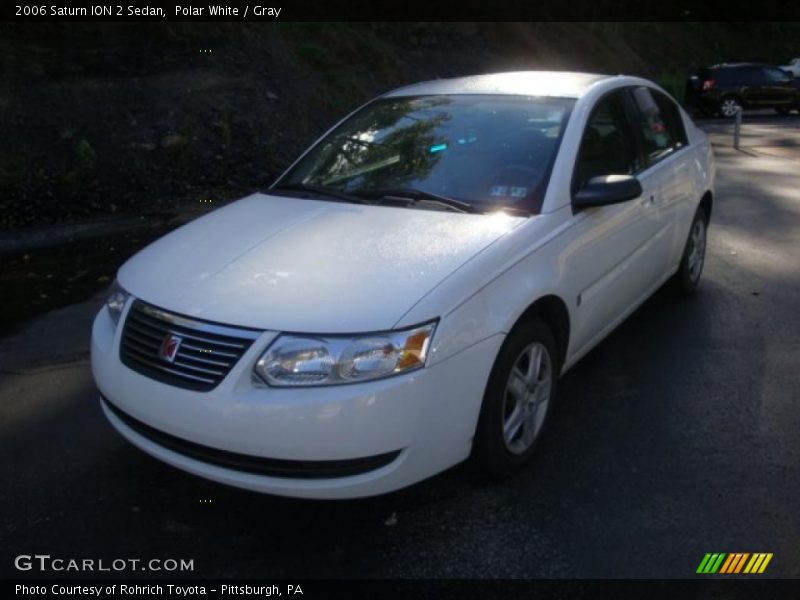 Polar White / Gray 2006 Saturn ION 2 Sedan