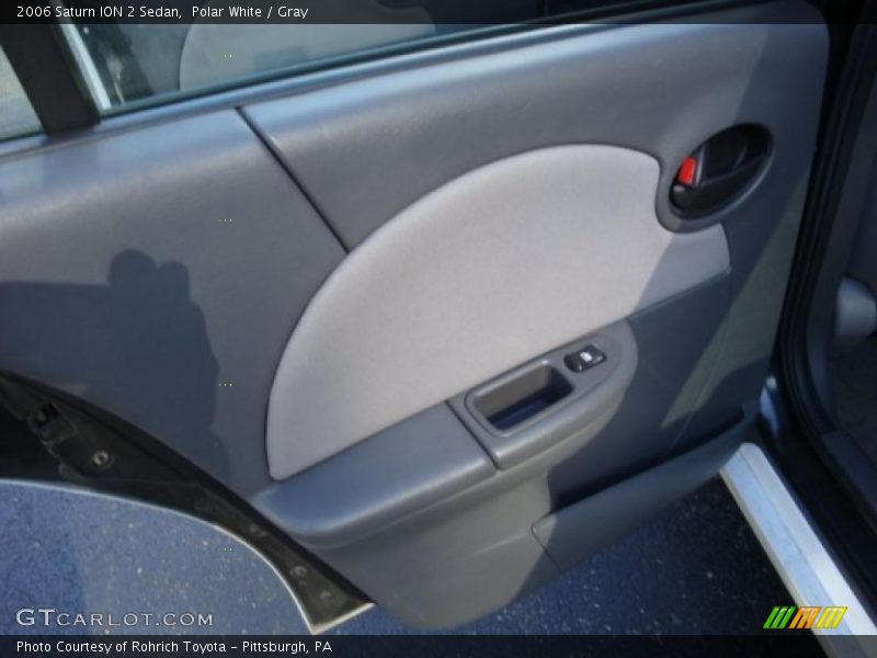 Polar White / Gray 2006 Saturn ION 2 Sedan