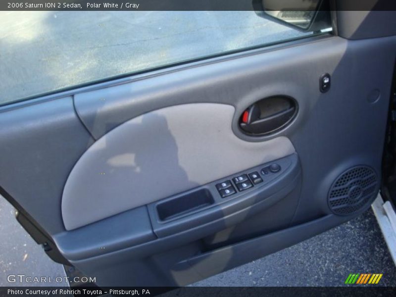 Polar White / Gray 2006 Saturn ION 2 Sedan