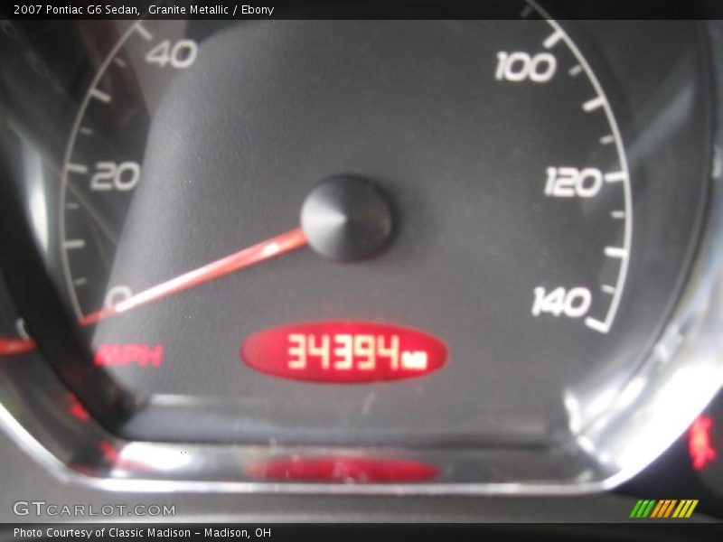 Granite Metallic / Ebony 2007 Pontiac G6 Sedan