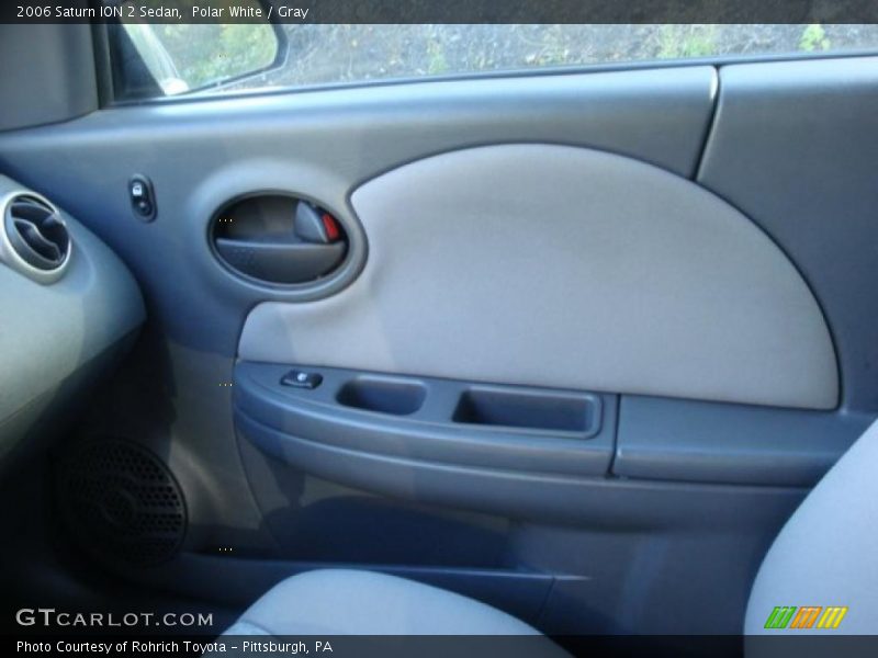Polar White / Gray 2006 Saturn ION 2 Sedan