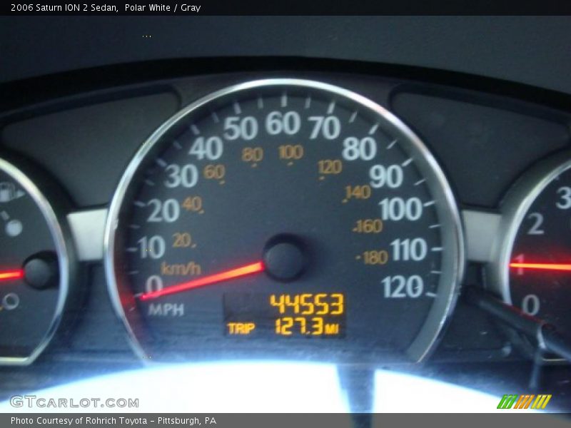 Polar White / Gray 2006 Saturn ION 2 Sedan