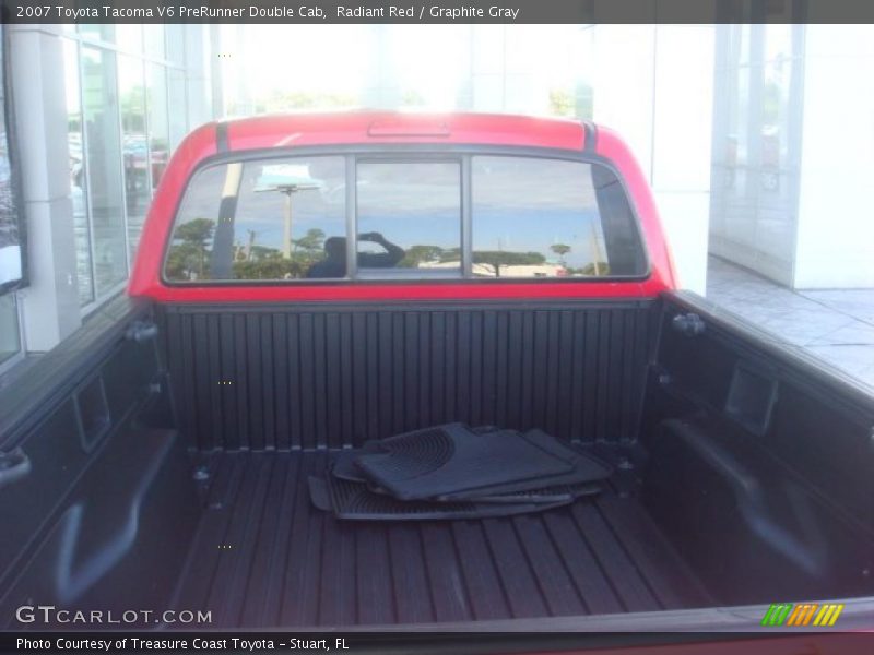 Radiant Red / Graphite Gray 2007 Toyota Tacoma V6 PreRunner Double Cab