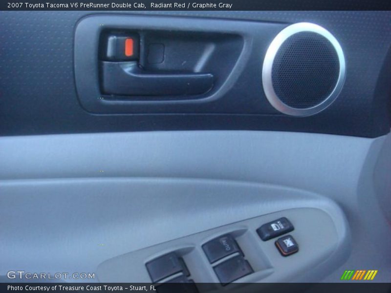 Radiant Red / Graphite Gray 2007 Toyota Tacoma V6 PreRunner Double Cab