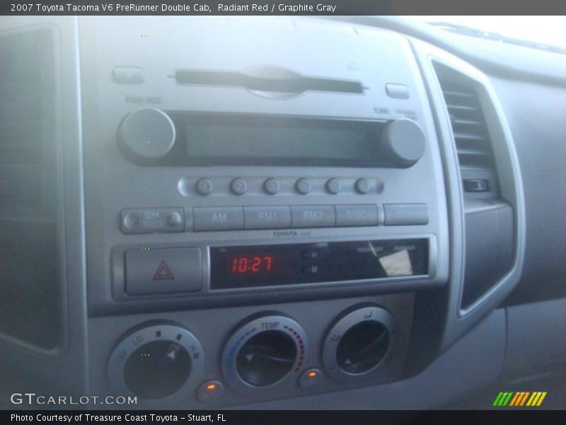Radiant Red / Graphite Gray 2007 Toyota Tacoma V6 PreRunner Double Cab