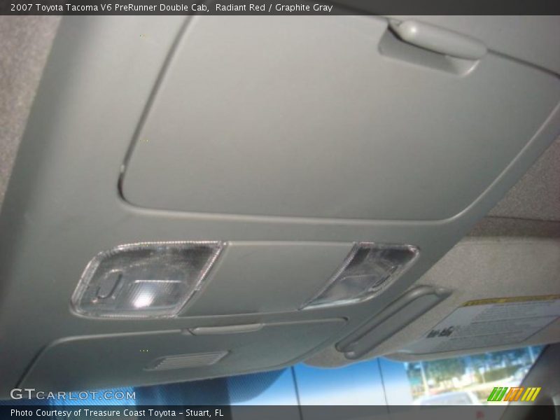 Radiant Red / Graphite Gray 2007 Toyota Tacoma V6 PreRunner Double Cab