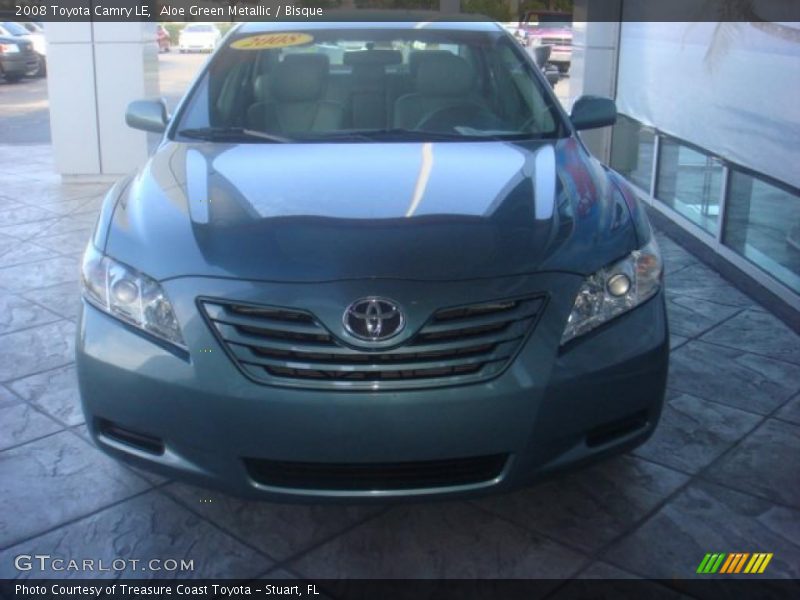 Aloe Green Metallic / Bisque 2008 Toyota Camry LE