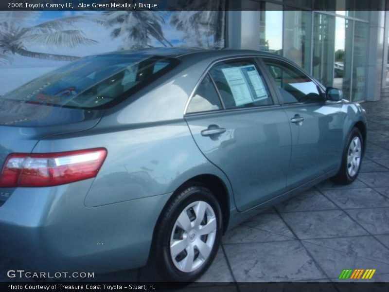 Aloe Green Metallic / Bisque 2008 Toyota Camry LE