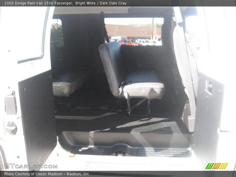 Bright White / Dark Slate Gray 2003 Dodge Ram Van 1500 Passenger