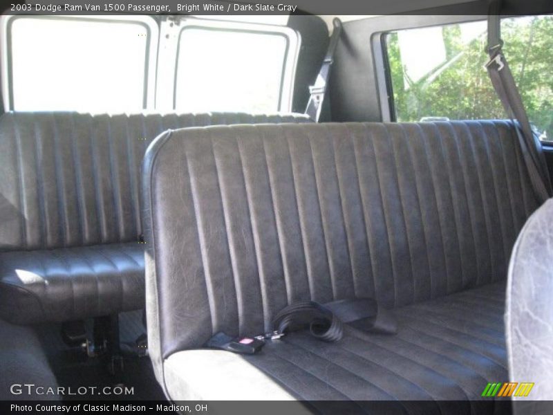 Bright White / Dark Slate Gray 2003 Dodge Ram Van 1500 Passenger