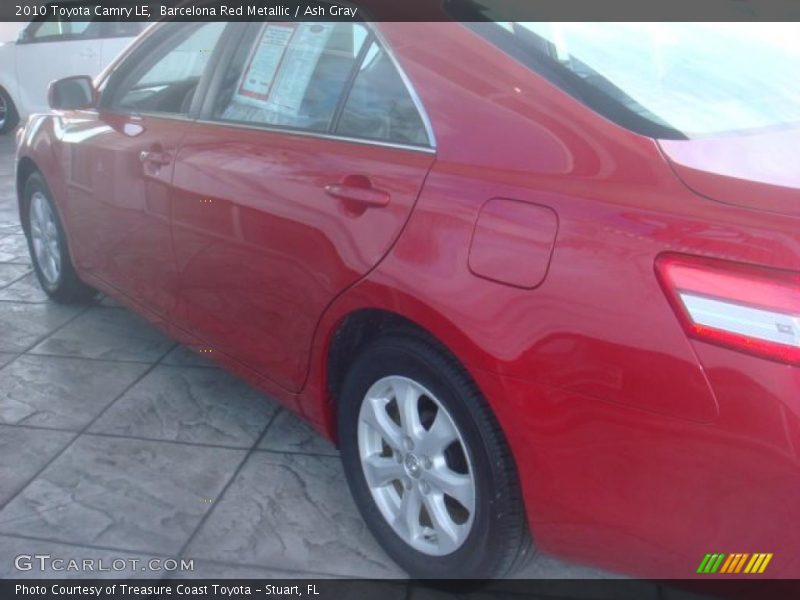 Barcelona Red Metallic / Ash Gray 2010 Toyota Camry LE