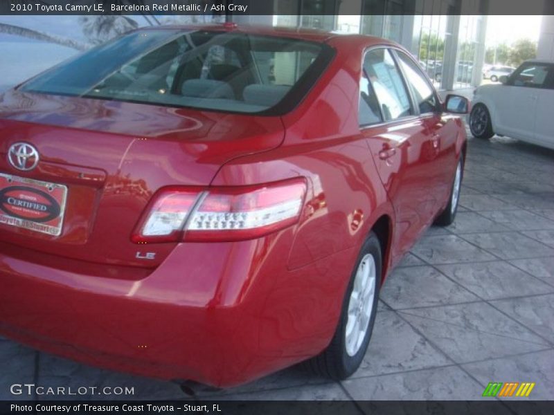Barcelona Red Metallic / Ash Gray 2010 Toyota Camry LE
