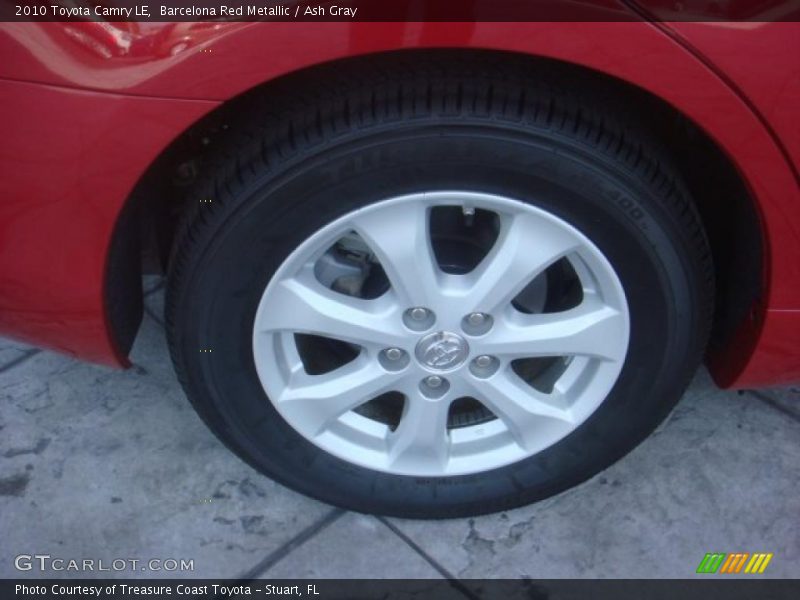 Barcelona Red Metallic / Ash Gray 2010 Toyota Camry LE