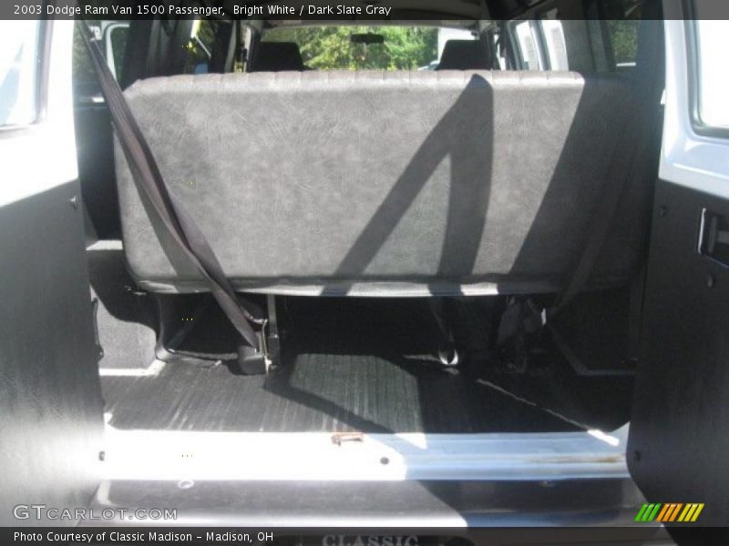 Bright White / Dark Slate Gray 2003 Dodge Ram Van 1500 Passenger