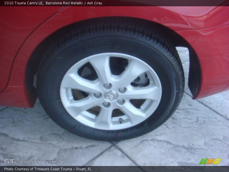 Barcelona Red Metallic / Ash Gray 2010 Toyota Camry LE