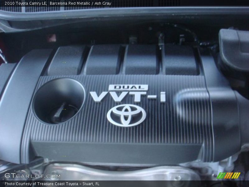 Barcelona Red Metallic / Ash Gray 2010 Toyota Camry LE