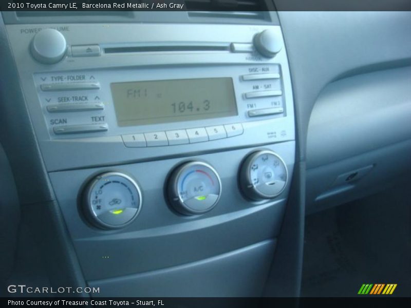 Barcelona Red Metallic / Ash Gray 2010 Toyota Camry LE