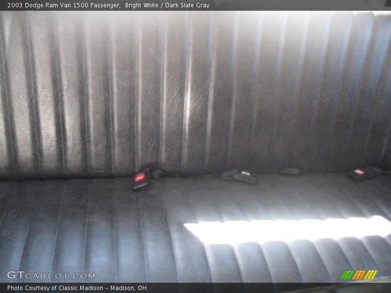 Bright White / Dark Slate Gray 2003 Dodge Ram Van 1500 Passenger