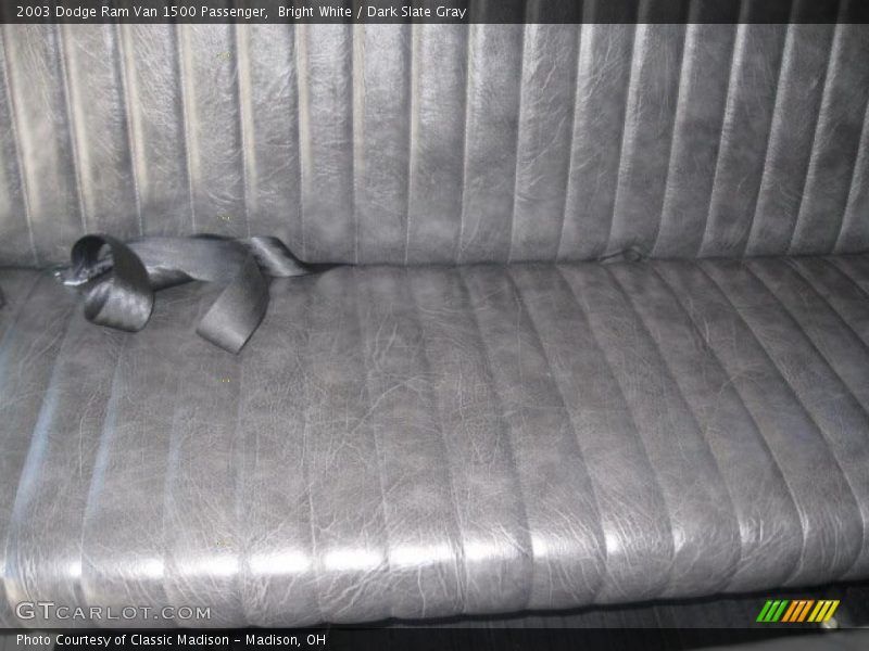 Bright White / Dark Slate Gray 2003 Dodge Ram Van 1500 Passenger
