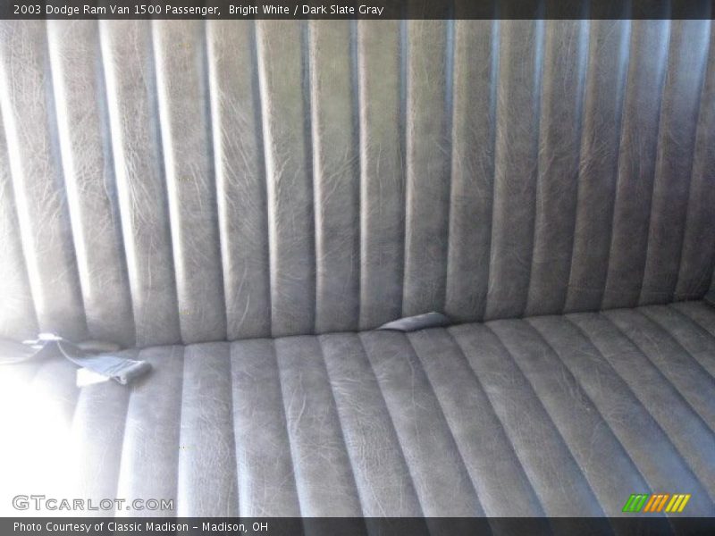 Bright White / Dark Slate Gray 2003 Dodge Ram Van 1500 Passenger
