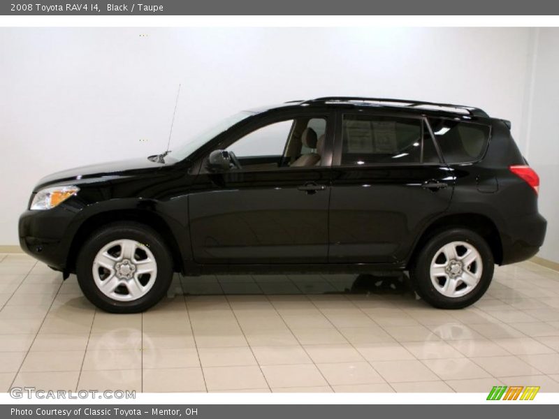 Black / Taupe 2008 Toyota RAV4 I4