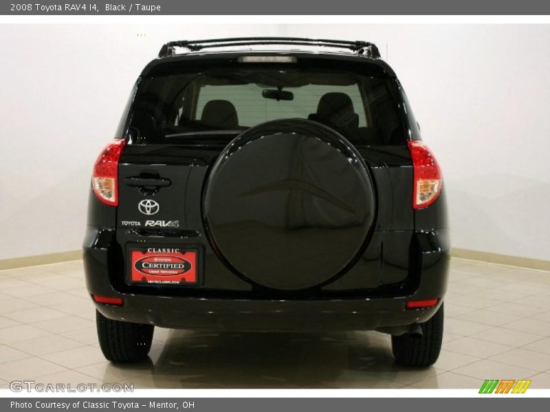 Black / Taupe 2008 Toyota RAV4 I4