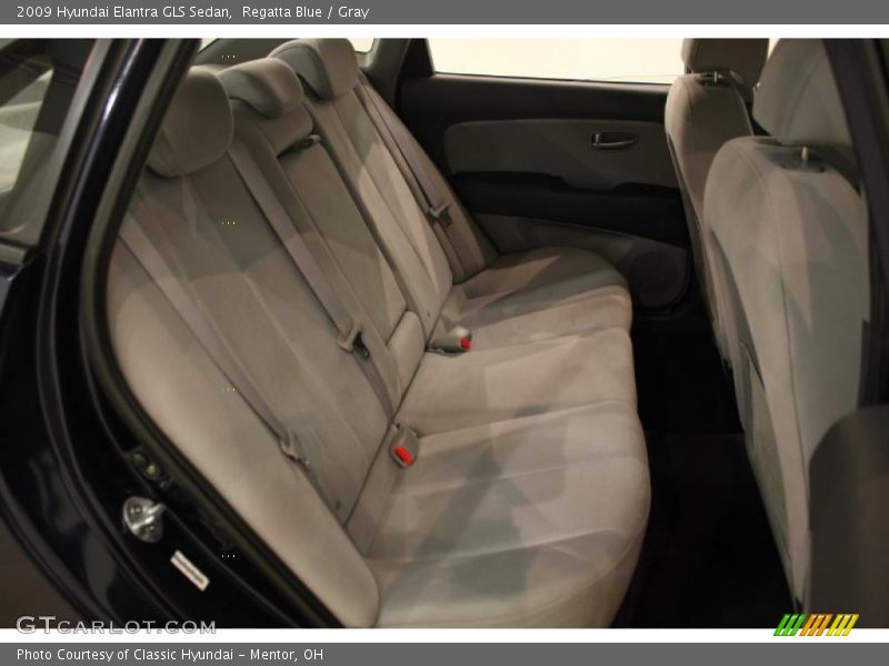 Regatta Blue / Gray 2009 Hyundai Elantra GLS Sedan