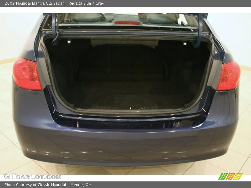 Regatta Blue / Gray 2009 Hyundai Elantra GLS Sedan