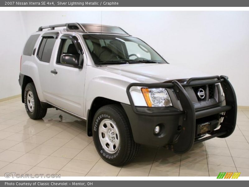 Silver Lightning Metallic / Graphite 2007 Nissan Xterra SE 4x4