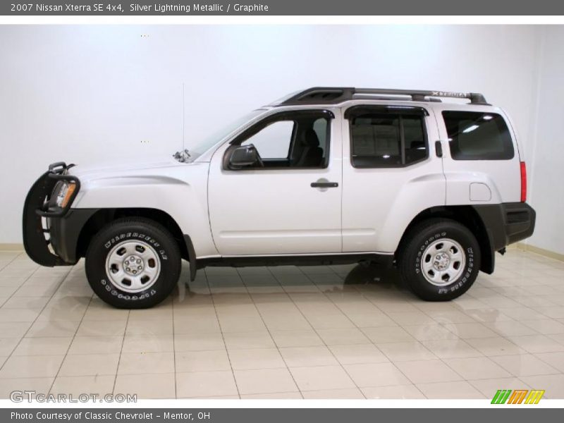Silver Lightning Metallic / Graphite 2007 Nissan Xterra SE 4x4