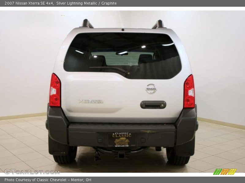 Silver Lightning Metallic / Graphite 2007 Nissan Xterra SE 4x4