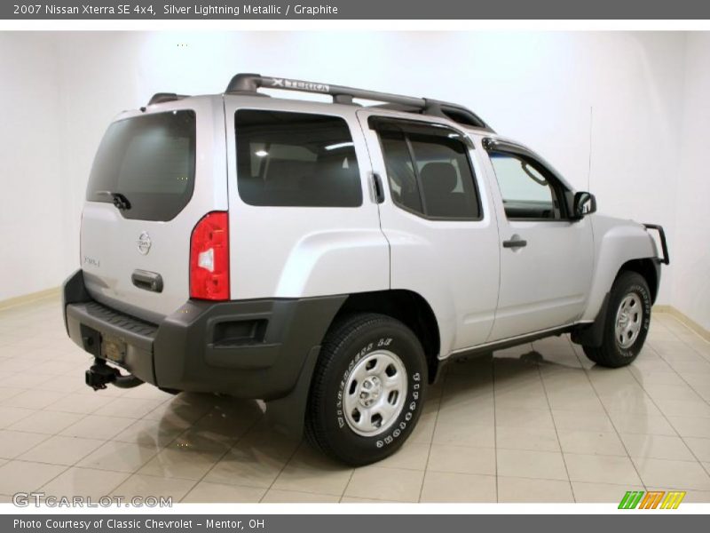 Silver Lightning Metallic / Graphite 2007 Nissan Xterra SE 4x4
