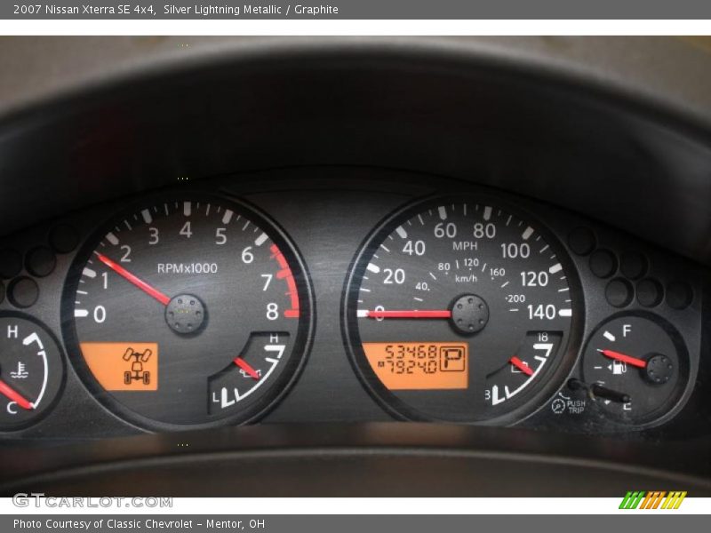 Silver Lightning Metallic / Graphite 2007 Nissan Xterra SE 4x4