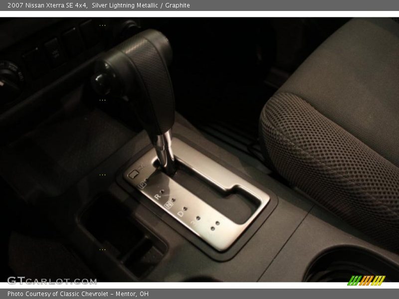 Silver Lightning Metallic / Graphite 2007 Nissan Xterra SE 4x4