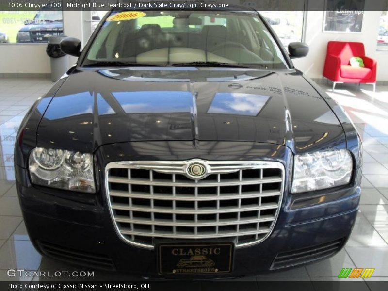 Midnight Blue Pearlcoat / Dark Slate Gray/Light Graystone 2006 Chrysler 300