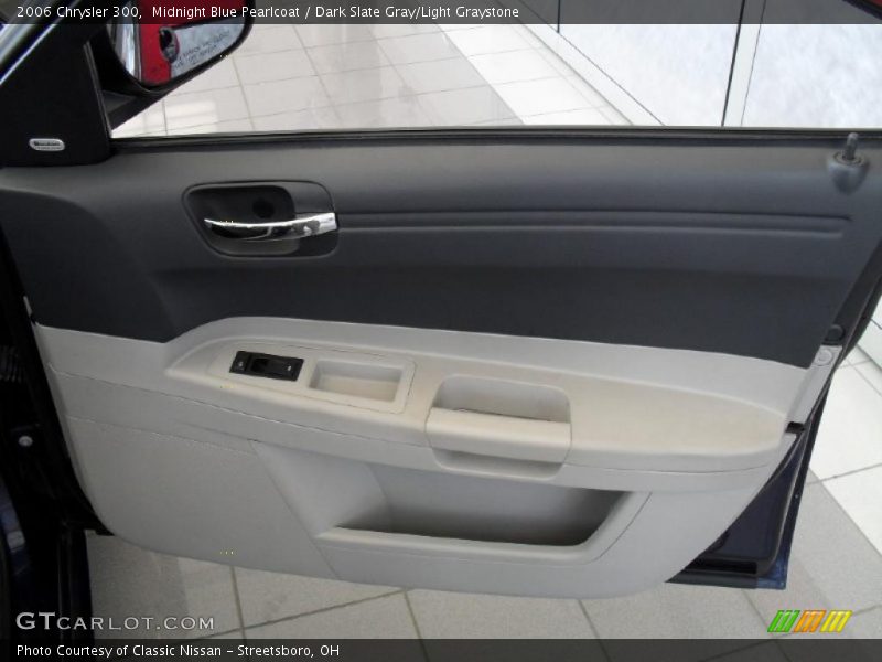 Midnight Blue Pearlcoat / Dark Slate Gray/Light Graystone 2006 Chrysler 300