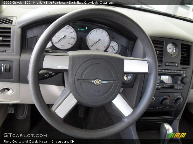 Midnight Blue Pearlcoat / Dark Slate Gray/Light Graystone 2006 Chrysler 300