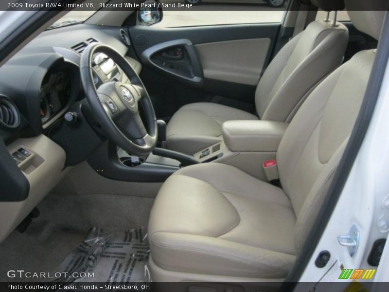 Sand Beige Interior - 2009 RAV4 Limited V6 