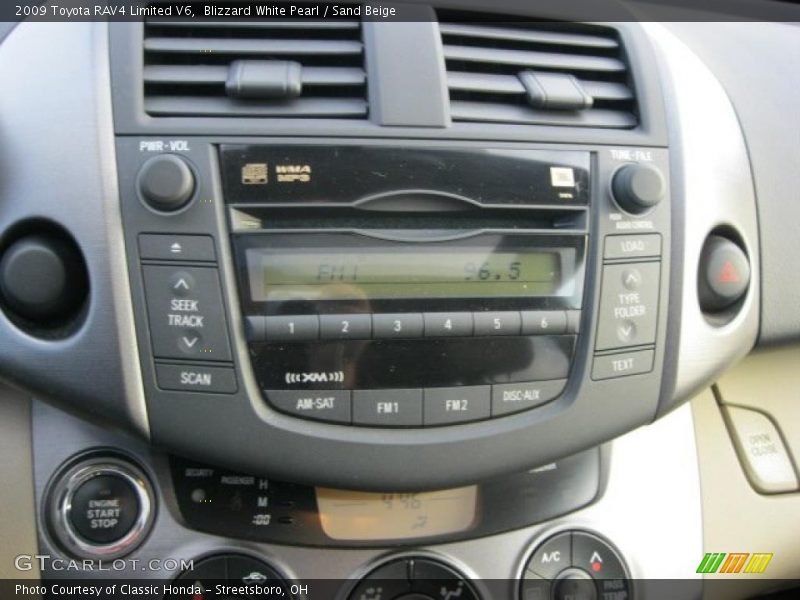 Controls of 2009 RAV4 Limited V6