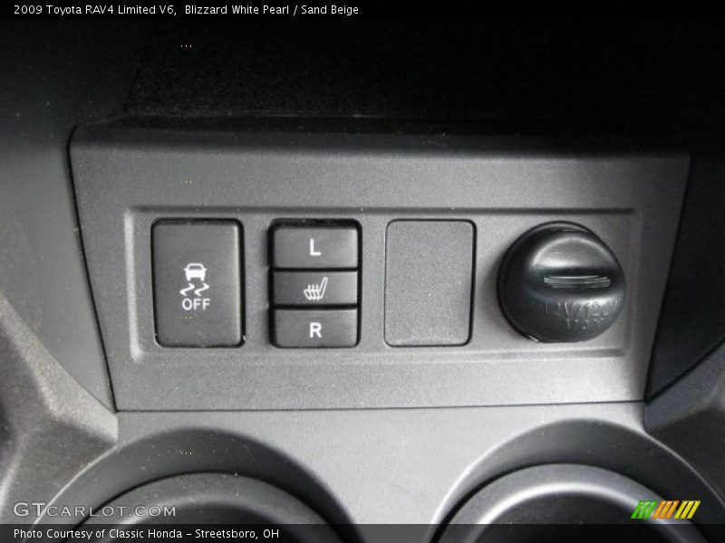 Blizzard White Pearl / Sand Beige 2009 Toyota RAV4 Limited V6