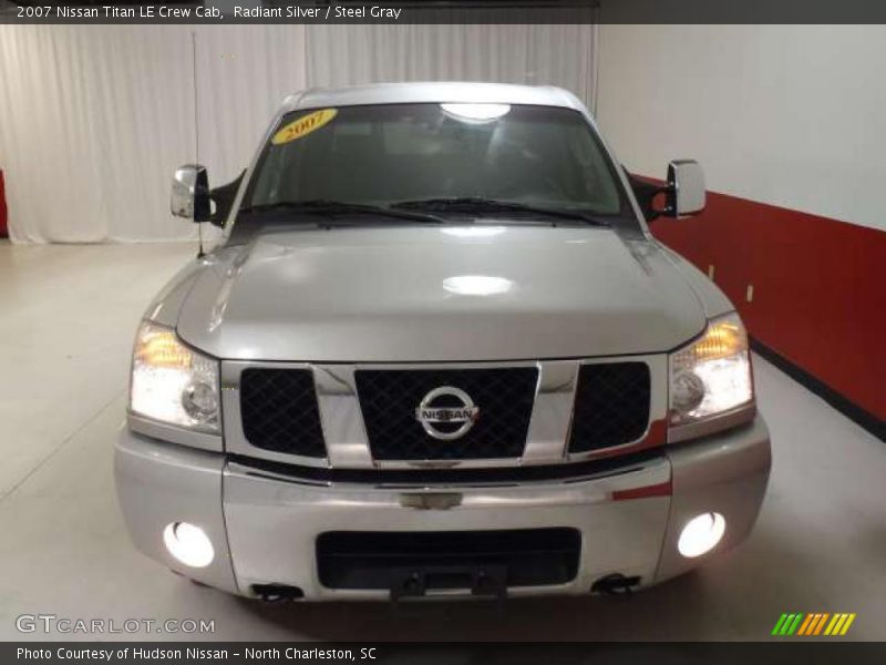 Radiant Silver / Steel Gray 2007 Nissan Titan LE Crew Cab