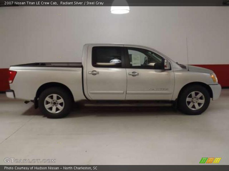 Radiant Silver / Steel Gray 2007 Nissan Titan LE Crew Cab