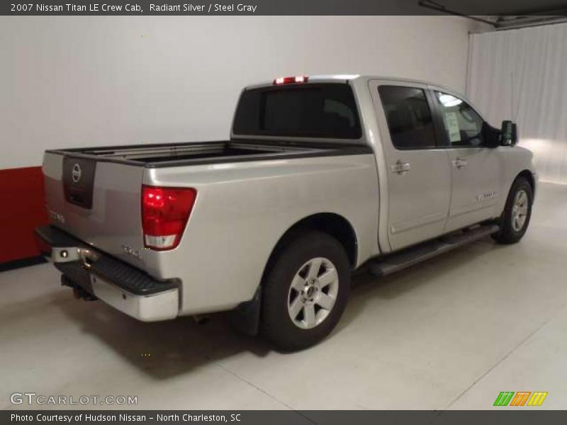Radiant Silver / Steel Gray 2007 Nissan Titan LE Crew Cab