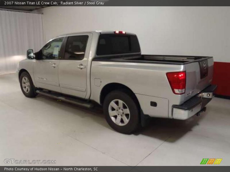Radiant Silver / Steel Gray 2007 Nissan Titan LE Crew Cab