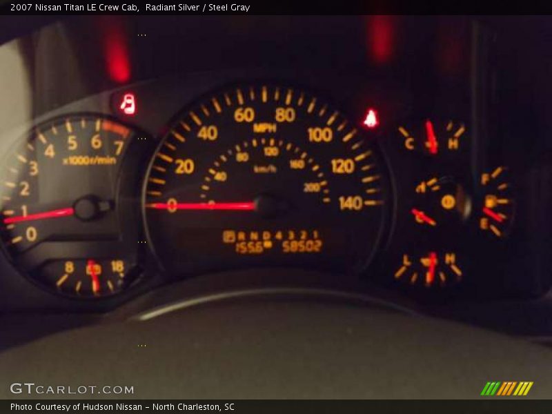 Radiant Silver / Steel Gray 2007 Nissan Titan LE Crew Cab