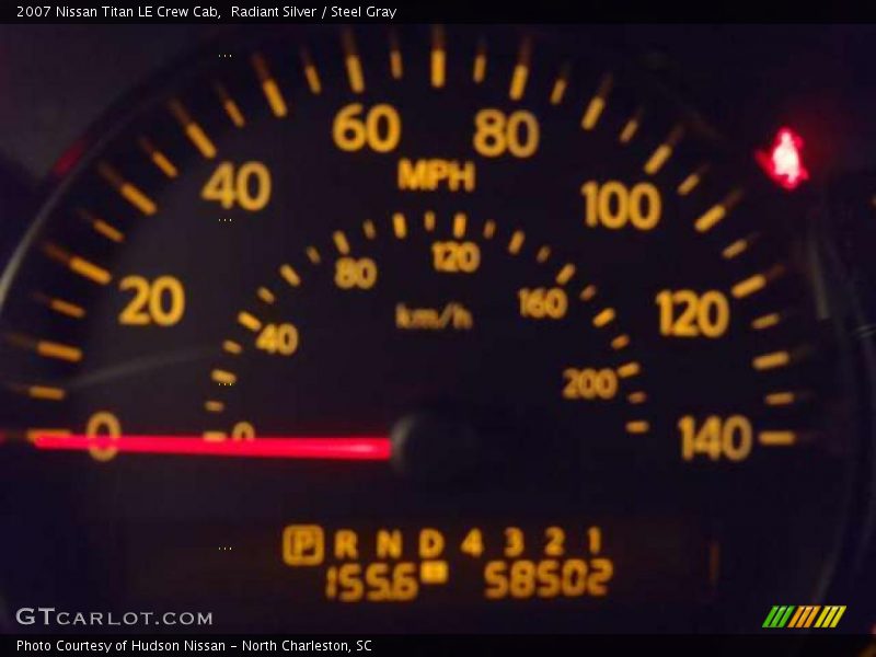 Radiant Silver / Steel Gray 2007 Nissan Titan LE Crew Cab