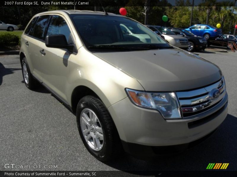 Dune Pearl Metallic / Camel 2007 Ford Edge SE